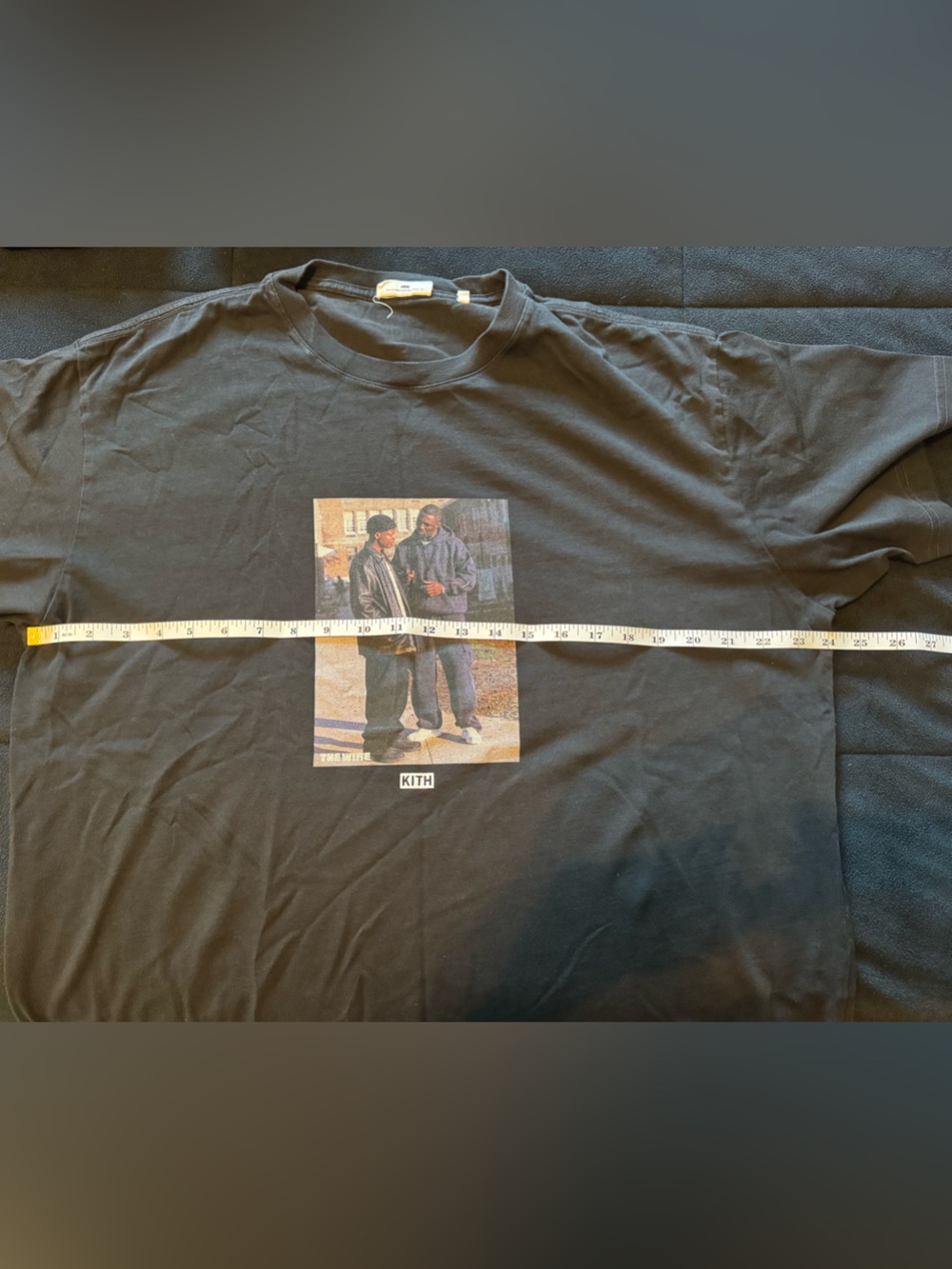 Kith The Wire HBO Black Short-Sleeve Photo Graphic Crew Tee - Picture 6 of 6
